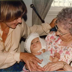 Hi Mom! With Great Great Aunt Ann