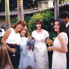 Susan, Erika, Catie & Korrie at Chris & Ken's wedding