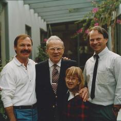 Dad, Uncle Bill, Grandpa Snazzy Wells