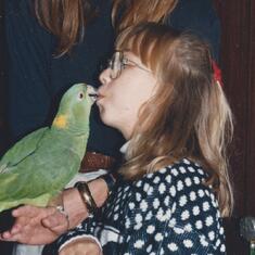 Kissing Parrot Nicholas