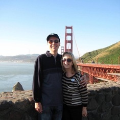 Ryan & Erika at the Golden Gate