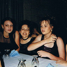 At the year 11 ball with Amanda and Emma
