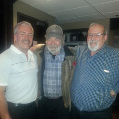 Scott, Ernie and Eldon at Canadian Tire Place.