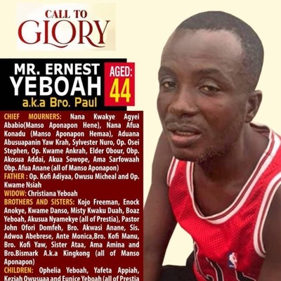 ERNEST YEBOAH