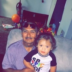 Grandpa Ernie with very first Grandson Anthony 