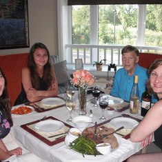 Family dinner - Bethell Hospice - 5th Wedding Annivesary July 29, 2011