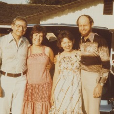 Ernie, JoAnn and lifelong friends, Diane and Milt Chryst