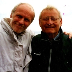 Ernie and cousin, Hans Dieter
