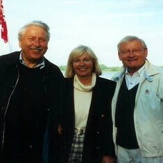Ernie with his brother, Jurgen and his wife, Edith