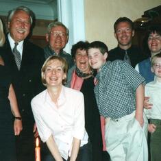 Ernie, JoAnn and family in Hamburg, Germany, 2000