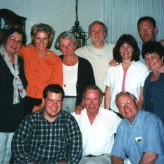 Ernie, JoAnn and family with his Brockmann side cousins in Wilhelmshaven, Germany, 2000