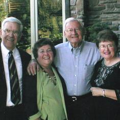 Ernie, JoAnn and her brother, Jerry and wife Sylvia Prouse