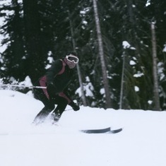 Ernie hitting the slopes