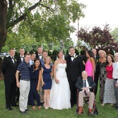 Dans wedding in Idaho!...Grandpa front and center :)