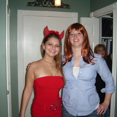Erynn and Lauren Halloween 2009