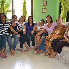Mom's 9th. day prayers in the Philippines