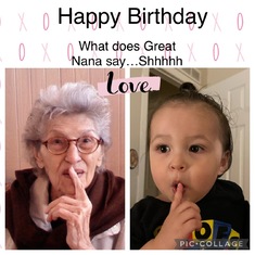 Happy Birthday Great Nana I Love You  March 6, 2022