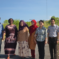 Esther with GCS Tenure Team in Indonesia
