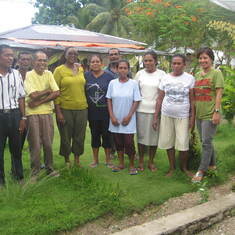 Group picture with community  at Sawai village, Seram Island, Maluku