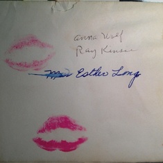Sealed with a kiss, a wedding invitation