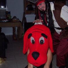 big red dog