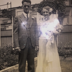 Ray & Ethel - Wedding Photo (Mulberry St)