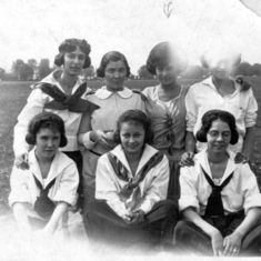Group of Mary Ethel's school friends