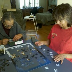 Gino and Anna Marie_ Puzzle time