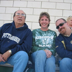 Geno, Jenny and Marc at a Pne Richland football game