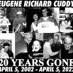  Today, I remember my father, Eugene Richard Cuddy, who died 20 years ago today.