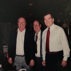 Dad here with Senator Holl and Tom Ridge. My father wasw a huge promoter of the Republican Party and supposted his dear friend Senator Holl. I am sure they are both enjoying a beverage together again from above