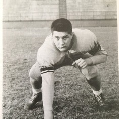 Many people do not know by my father received a full football scholarship. He excelled in sports