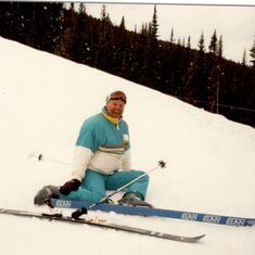 Dad picked up skiing later in life, he learned quickly and was very good. He had athletic ability