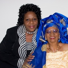 Mama and sister Glad. Mama's Egovin