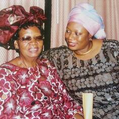 Mama and her dotting daughter Ify Onochie