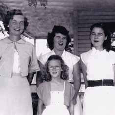 Gladys, Agnes, Eunice, and Sue (c. 50's)