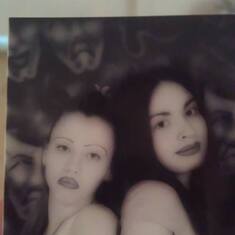 me and evana black and white  pix in 99