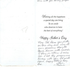 A Very Special Card From a special niece . Thelma Jean Wilson-McLaughlin