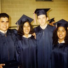 Juny, Karina, Tommy and me on Graduation day! :)