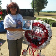 MOM AT THE CRIME VICTIMS CEREMONY...PARENTS OF MURDERED CHILDREN!
