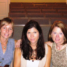 Seppie, Annie and Ann at Eve's CT Memorial June 2011