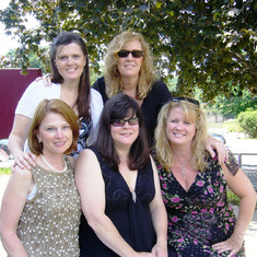 Sisters Mary, TT, Ann, Jean and Liz at Eve's CT Memorial 6/15/2011