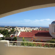A view from her Cabo home.