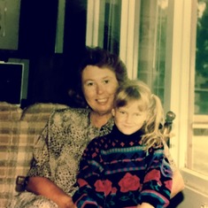 Grandma and I (Montara, CA) mid 1980's.