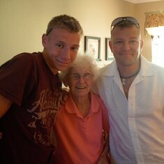 Grandma and Guy(grandson) and Jeremy(great-grandson)