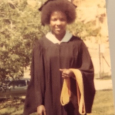 Indiana University graduation, 1974