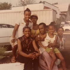 Grandma aka “Ma” and all of her girls—(Evette, Kim, Cookie, Josephine and Nikki)