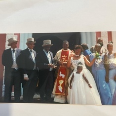 Best man during my wedding in Namibia