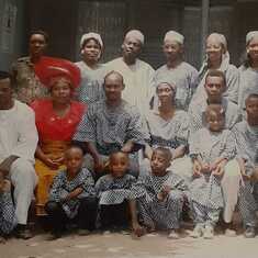 Mom with the children and grandchildren 1996