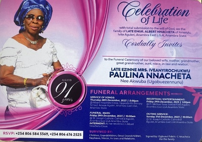 Ezinne Paulina Iveanyirochukwu Nnacheta